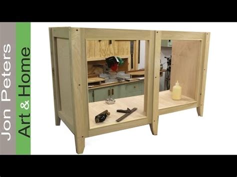 Base the size of the bathroom cabinet you're going to make according to the dimensions of your bathroom. How to Build a Bathroom Vanity Cabinet Part 1 - YouTube
