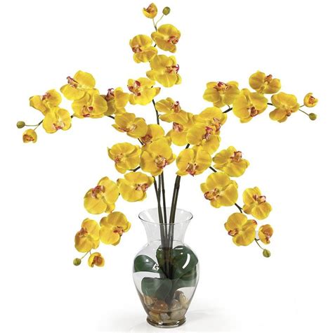 Silk Orchids Arrangements Orchid Flower