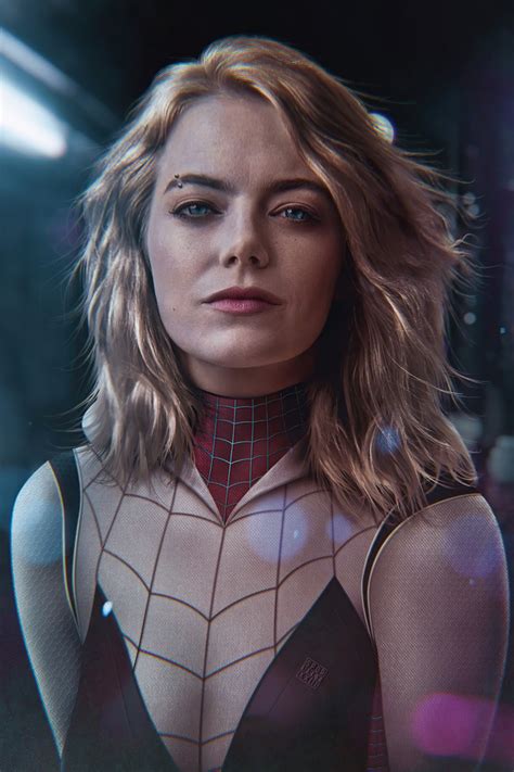 640x960 Emma Stone As Gwen Stacy 4k Iphone 4 Iphone 4s Hd 4k