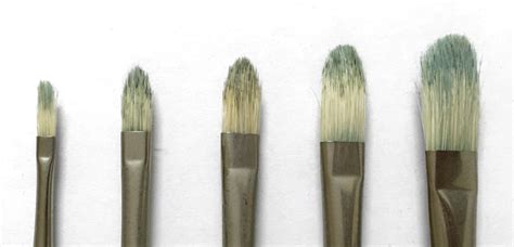 Beginners Guide Types Of Oil Painting Brushes Madcity Painting