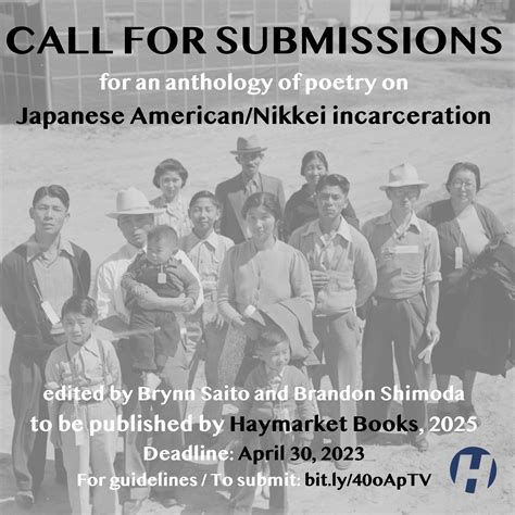 Around The Community Call For Submissions Japanese American Nikkei Anthology Extended 5 15