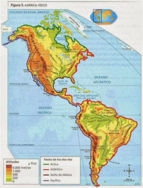 O Continente Americano Mostra Grande Variação Climática Em Sua Extensão