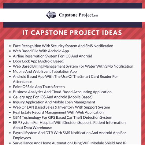 It Capstone Project Ideas Listpdf Docdroid