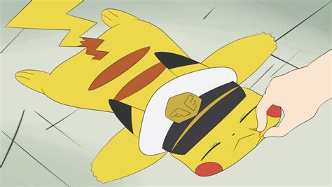 Flattened Captain Pikachu Peeling Off  By Pikacshu On Deviantart