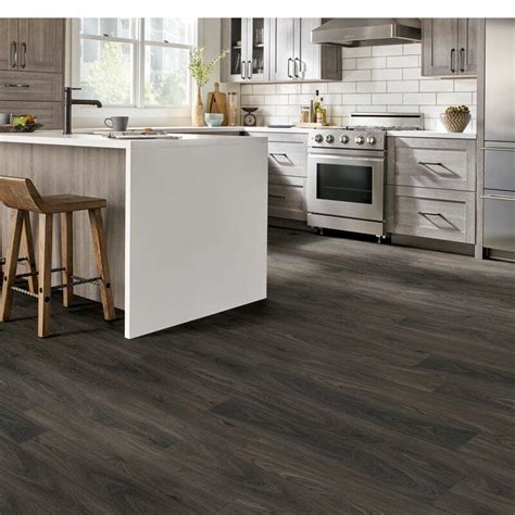 The new kitchen flooring gives the space bold personality. Armstrong Flooring Rigid Core Element American 6" x 48" x 5.1mm Luxury Vinyl Plank | Wayfair in ...