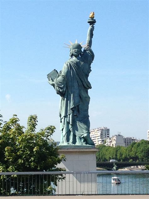 The Mini Statue Of Liberty Paris Gustave Eiffel John Thomas John
