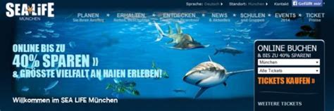 Sea Life München Tickets Online Bestellen Und Bis Zu 40 Rabatt