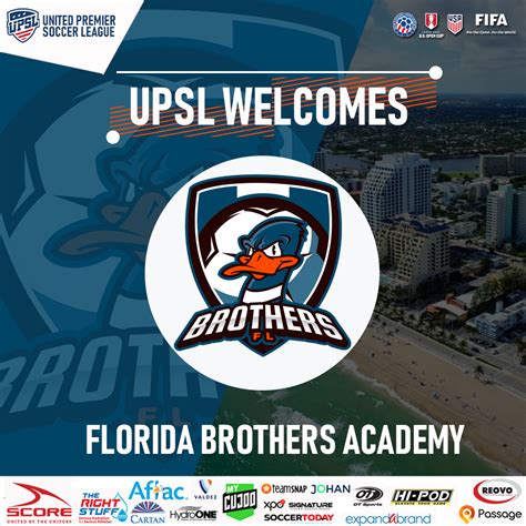 Upsl Announces Florida Brothers Academy As Expansion Team Levi United Fc