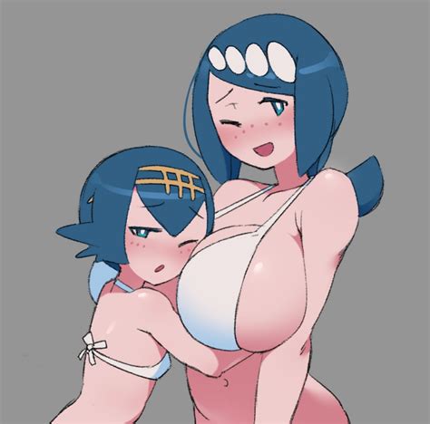 Lana And Lanas Mother Pokemon And 2 More Drawn By Annueannueart