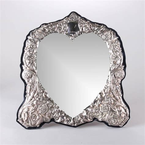 Shop home décor & more at target™. Oversized Antique Heart Repoussé Sterling Silver Vanity ...
