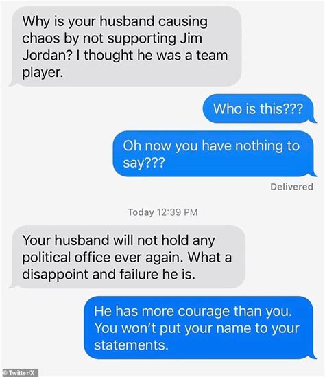 wife of nc congressman don bacon receives anonymous text messages warning her husband to back