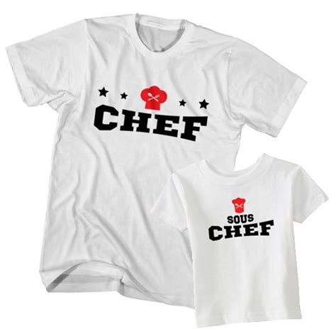 Dad And Son T Shirt Chef Sous Chef Tumblr Aesthetic