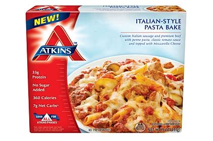 That's well below the 50 to 75 grams langer says many dinner recipes have, but not so low that they're skimping on what your body needs. New Entrées Added To Atkins Frozen Meals Line | 2013-07-17 | Refrigerated Frozen Food