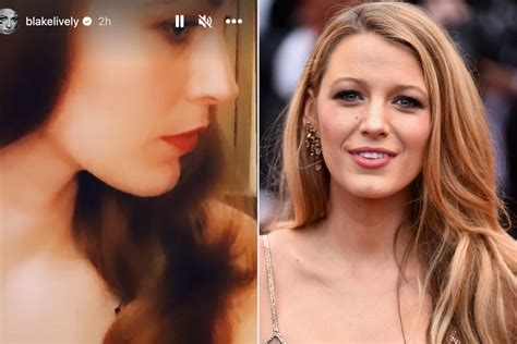 Blake Lively Posts Sultry Dark Haired Selfie As Its Revealed Shell Star In It Ends With Us