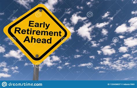 Retirement Ahead Road Sign Stock Photos Free And Royalty Free Stock