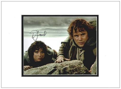 Elijah Wood Autograph Photo Lord Of The Rings Frodo