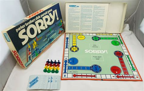 Sorry Board Game 1972 Fonts In Use