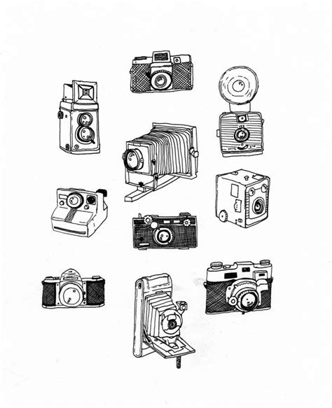 A copperplate writing nib is softer than a steel nib and allows you to create a more varied. Pen and ink camera drawing. I definitely want to do this ...