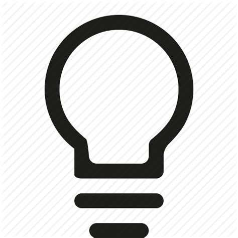 Light Bulb Icon Transparent Background