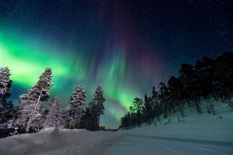 Zdjęcia: Kaamanen, Lapland, Aurora borealis, FINLANDIA
