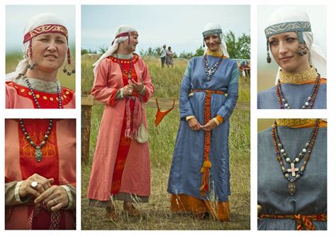 Medieval Slavic Costume Of Ancient Russia Dregovichi Slavic
