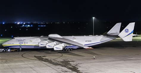 Antonov An 225 Mriya At Perth Airport At Night Aircraft Wallpapers