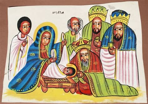 Alkebulan Diaspora Ethiopian Painting Jesus Sketch Religious