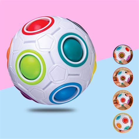 Original Magic Rainbow Puzzle Ball Decompression Ball Fidget Ball
