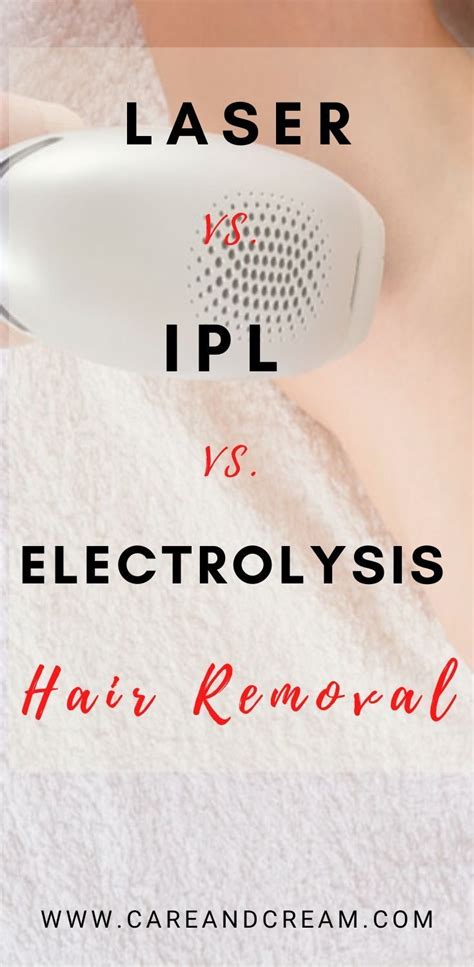 Laser Vs Ipl Vs Electrolysis Hair Removal In 2020 Electrolysis Hair