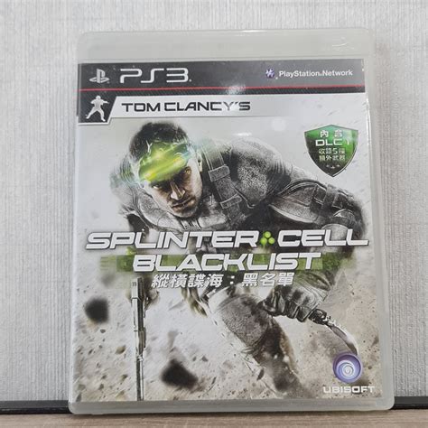 English Ps3 Splinter Cell Blacklist Ps3 แผ่นเกม มือ 2 แผ่นสภาพดี