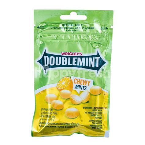 Jual Wrigleys Doublemint Chewy Mints Lemon Candy Di The Foodhall