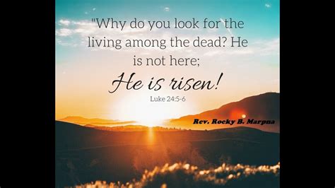 Why Do You Seek The Living Among The Dead Luke 245 6 Youtube