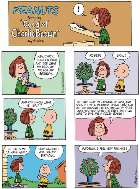 peanuts by charles schulz for october 01 2017 snoopy funny peppermint patty