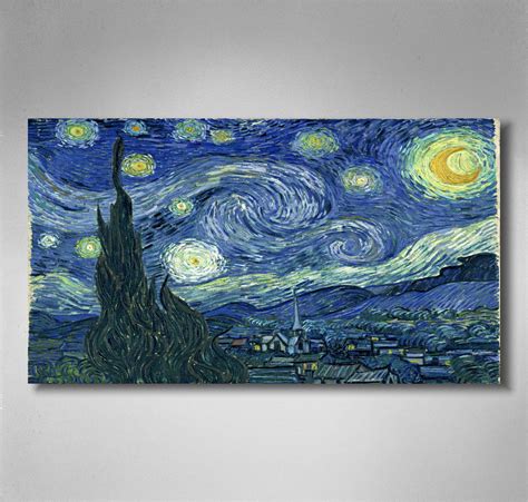 Vincent Van Gogh Zvezdana Noć Stikeri I Slike Na Platnu