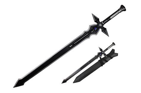 Alo Kirito Long Sword Cosplay Elucidator Medium Carbon Steel Sword W