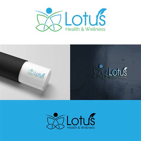 Elegant Modern Health And Wellness Logo Design For Lotus Health
