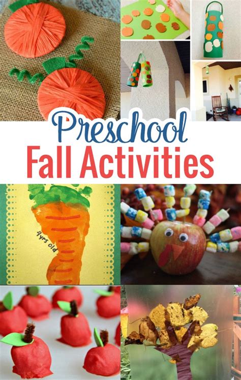 Fall Kindergarten Activities