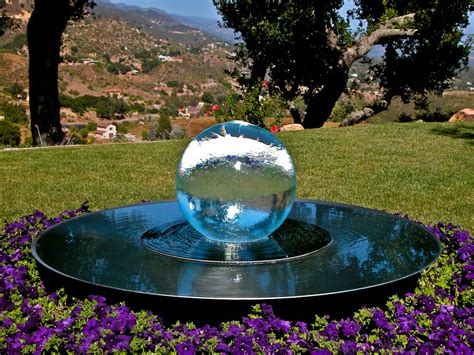 Glass Ball Fountains Glass Sphere Fountains