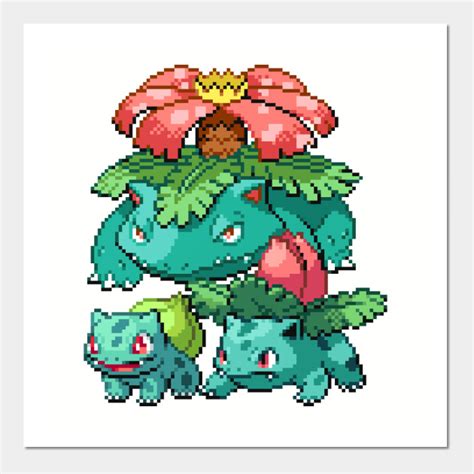 We did not find results for: Grass Pokemon - pixel art - Pokemon - Posters and Art ...