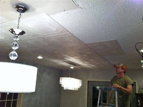 Styrofoam ceiling tiles so easily installed over popcorn or. Cabinet Painting Nashville TN | Kitchen Makeover