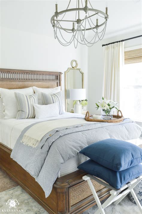 One Room Challenge Classic Blue And White Guest Bedroom Reveal