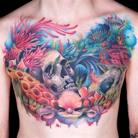 24 Hour Master Canvases Ink Master Cool Chest Tattoos Ocean Sleeve Tattoos Ink Master Tattoos