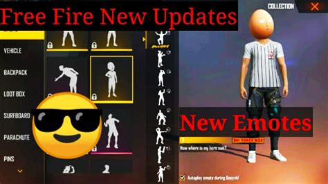Free Fire New Update Sirf Gaming Wala New Emotes Ob25