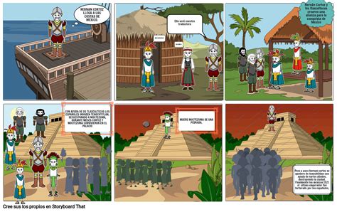 La Caida Del Imperio Azteca Storyboard By 2a7f3819