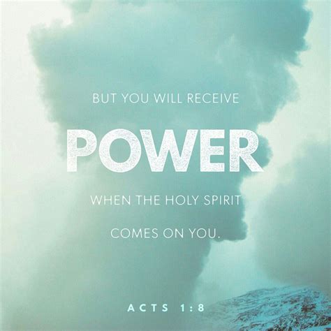 But You Will Receive Power When The Holy Spirit Has Come Upon You And