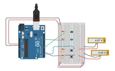 Circuit Design First Arduino Circuit Tinkercad