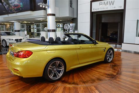 First Seen Bmw M4 Convertible In Austin Yellow