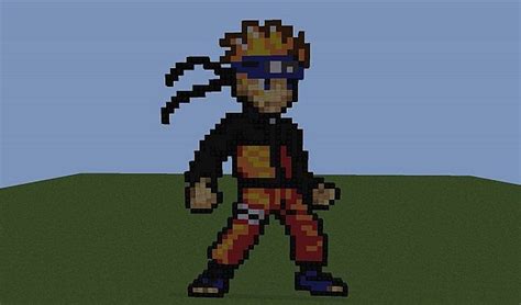Pixel Art Minecraft Naruto