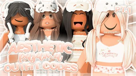 Aesthetic Pajamas Outfit Codes For Bloxburg Pt1 Youtube