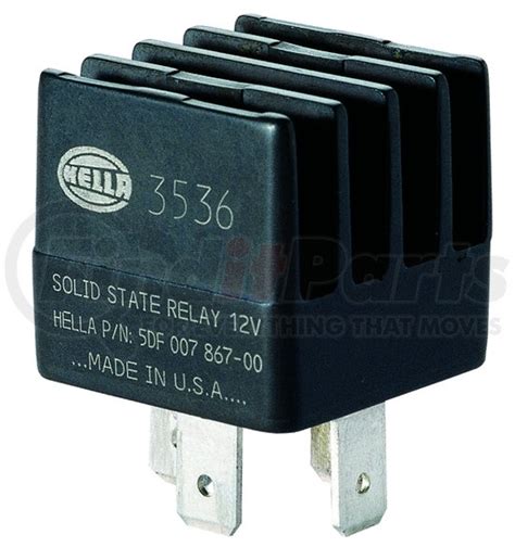H41773001 By Hella Usa Relay 12v Mini Iso Solid State